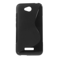 Силиконов гръб ТПУ S-Case за HTC Desire 616 черен